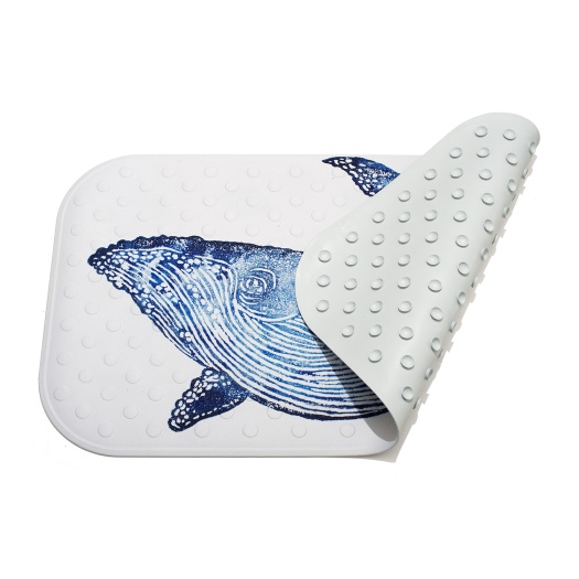 Creatures In Bathmat Whale Blue