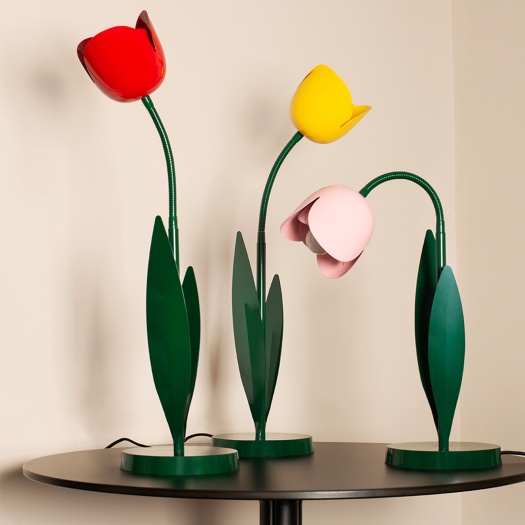 Tulip Table Lamp Yellow