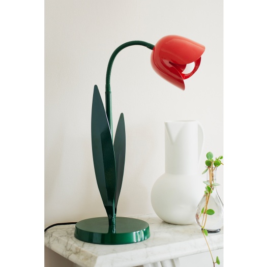 Tulip Table Lamp Red