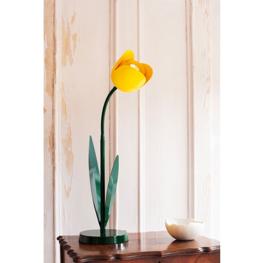 Tulip Table Lamp Yellow