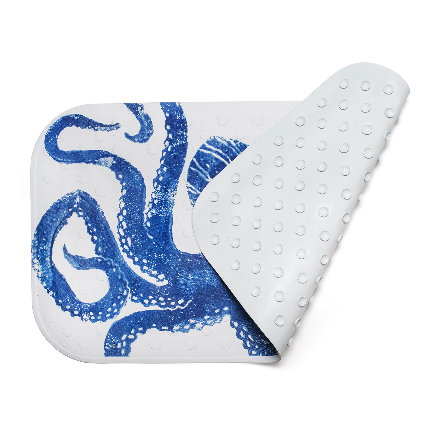 Creatures In Bathmat Octopus Blue